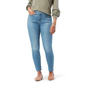 Signature By Levis Strauss & Co Women Mid Rise Skinny Jeans Sunset 20M W35 L30